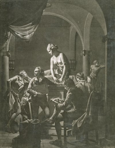 Drawing Academy (engraved by William Pether) by Joseph Wright of Derby